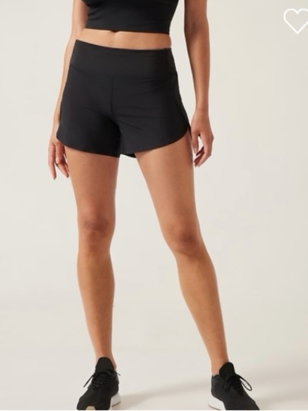 Athleta Run With It 3.5" Running Shorts Black
Athletic Split Bottoms Size Medium